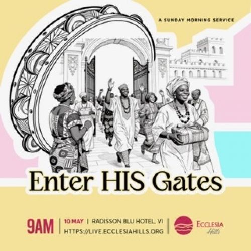 Enter His gates A